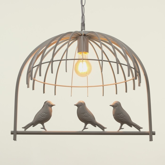 Люстра BayerLux Люстра BayerLux "Птицы" 1x40W E27 белый49x35x35 см