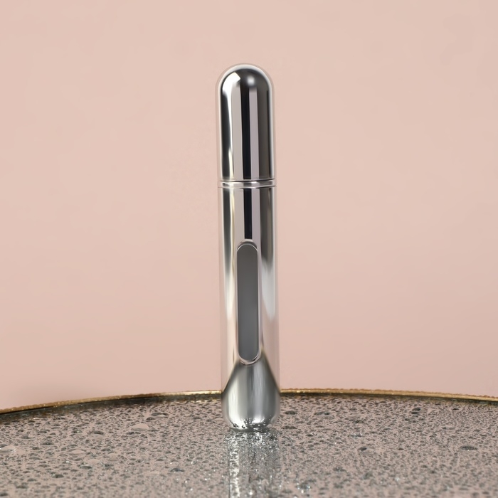 Атомайзер для парфюма, с распылителем, 8 мл, цвет серебристый Атомайзер для парфюма, с распылителем, 8 мл, цвет серебристый