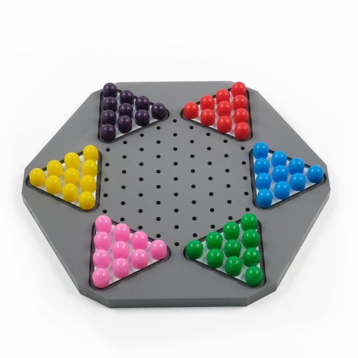 Шашки, настольная игра  Шашки, настольная игра "Китайские", 60 фишек, 28 х 28 см