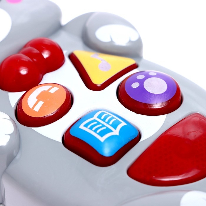 Музыкальная игрушка «Любимый мишутка Лакки», звук, свет, цвет серый Музыкальная игрушка «Любимый мишутка Лакки», звук, свет, цвет серый