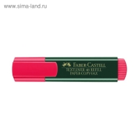 Маркер Текстовыделитель 5,0 мм, Faber-Castell TL 48, красный TL, 154821