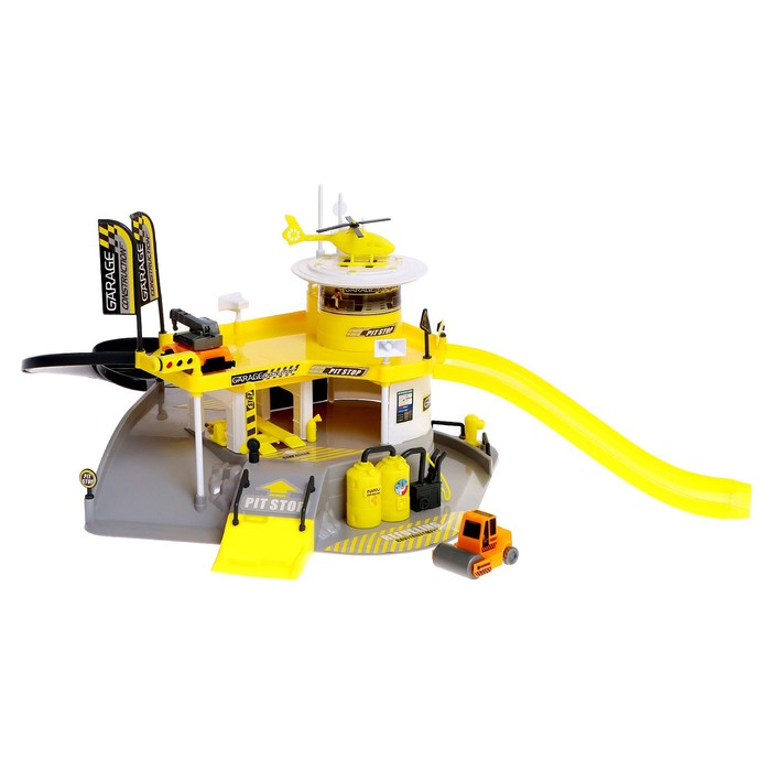 Игровой набор «Стройплощадка», 2 уровня, вертолетная площадка Игровой набор «Стройплощадка», 2 уровня, вертолетная площадка