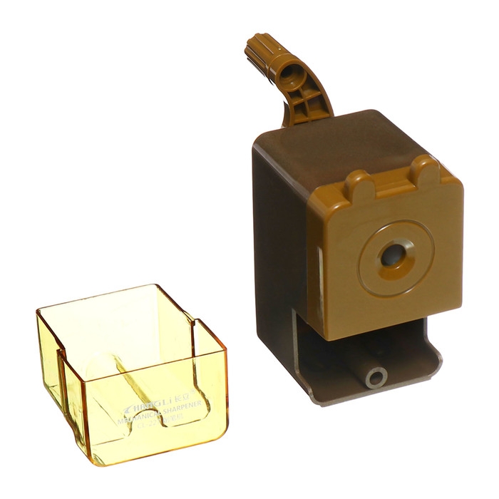 Точилка механическая с контейнером Классика Золото