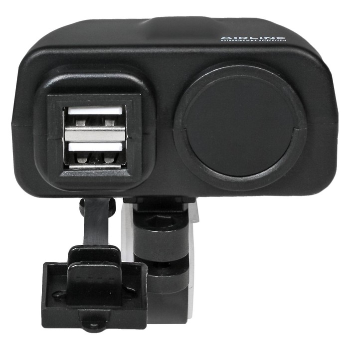 Розетка USB Airline, для мотоциклов с вольтметром и термометром 5В Розетка USB Airline, для мотоциклов с вольтметром и термометром 5В