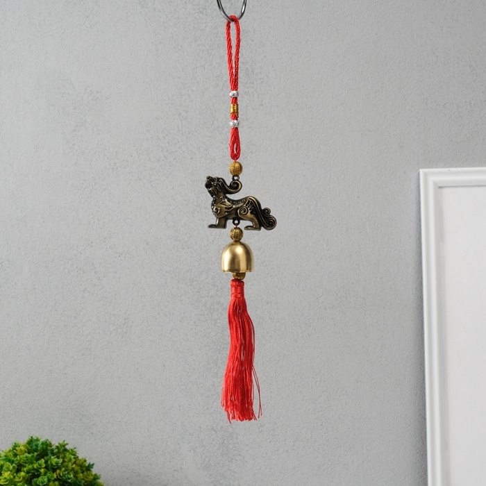 Колокольчик металл  Колокольчик металл "Кирин" 1 колокол d=2,5 см 37х5 см