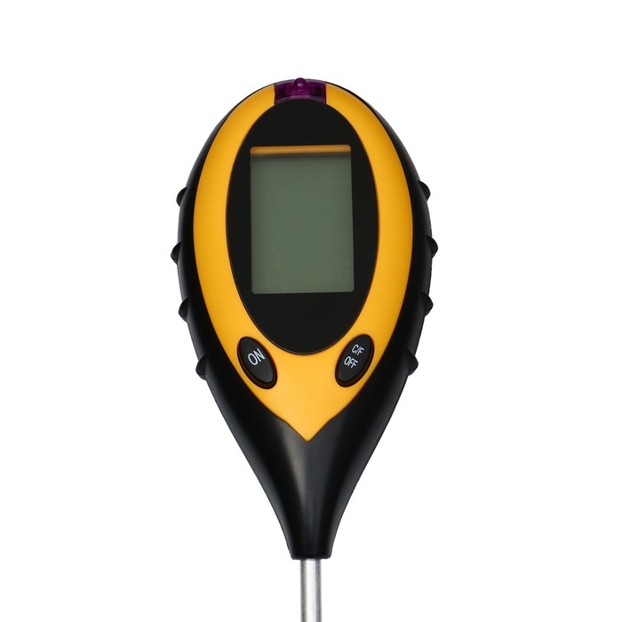 Измеритель почвы 4 в 1: для влажности, кислотности, освещёности и температуры, Greengo Измеритель почвы 4 в 1: для влажности, кислотности, освещёности и температуры, Greengo