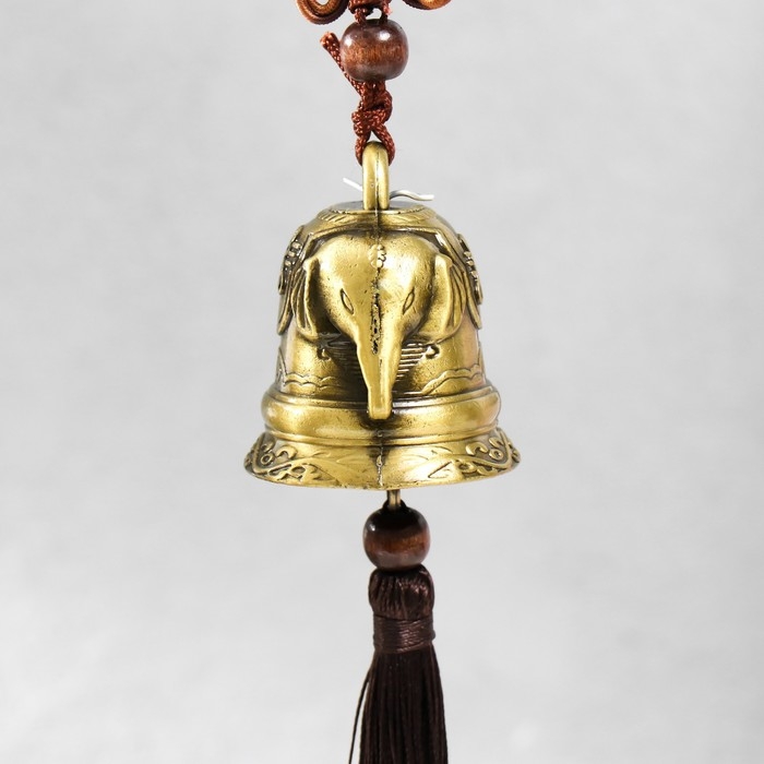 Колокольчик металл Колокольчик металл "Слон и узел счастья" 32 см