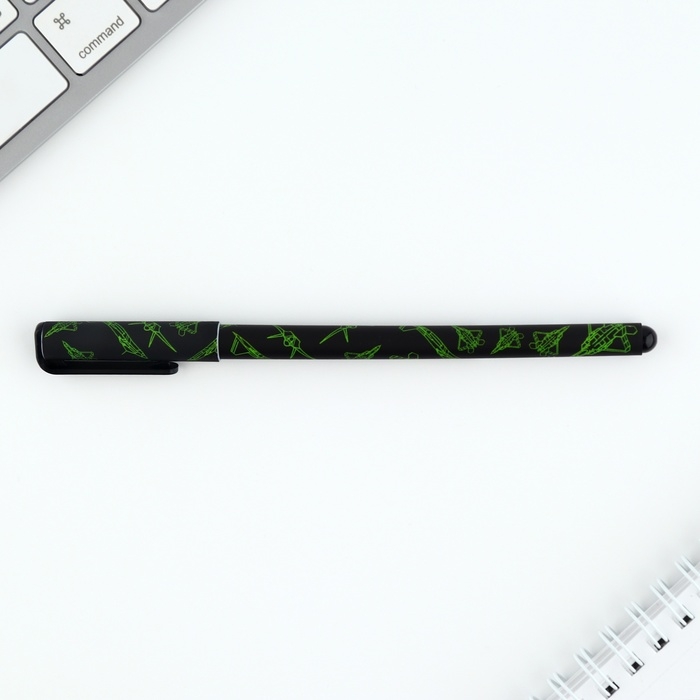 Ручка шариковая синяя паста, 0.7 мм «Самолеты» пластик Ручка шариковая синяя паста, 0.7 мм «Самолеты» пластик