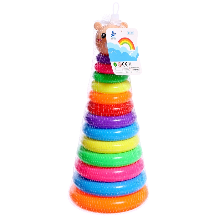 Пирамидка «Мишутка», 13 колец Пирамидка «Мишутка», 13 колец