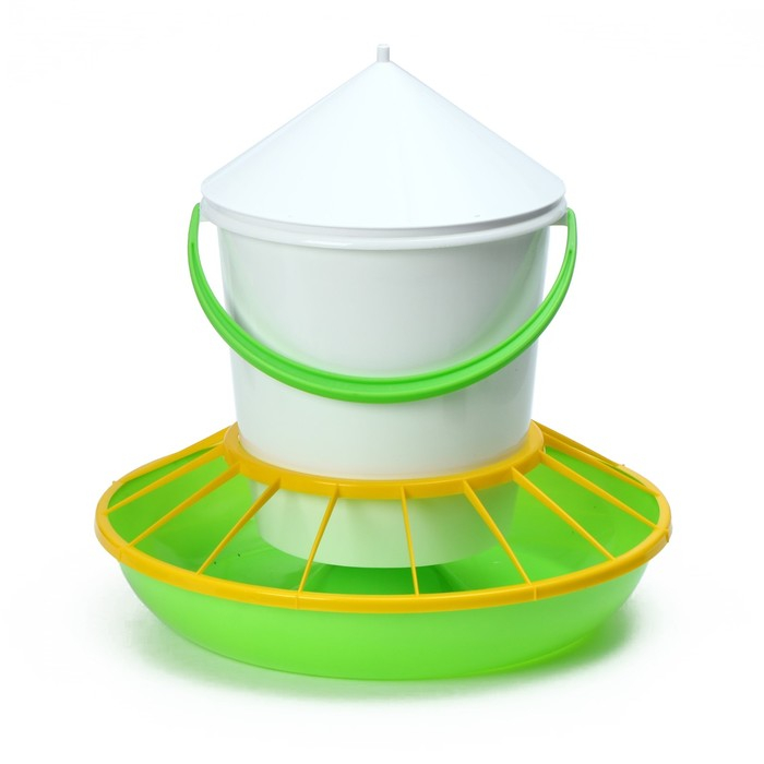 Кормушка бункерная для домашней птицы на 12 кг, пластик Кормушка бункерная для домашней птицы на 12 кг, пластик