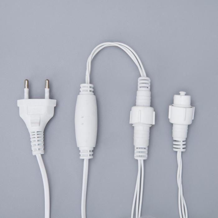 Гирлянда «Бахрома» 3 × 0.6 м, IP44, УМС, белая нить, 160 LED, свечение белое, 220 В Гирлянда «Бахрома» 3 × 0.6 м, IP44, УМС, белая нить, 160 LED, свечение белое, 220 В