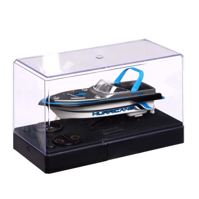 Катер радиоуправляемый Mini Boat, работает от аккумулятора, цвет синий Катер радиоуправляемый Mini Boat, работает от аккумулятора, цвет синий