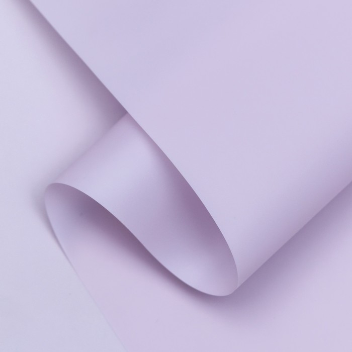 Пленка матовая,  Пленка матовая, "PASTEL",  Лаванда 0,59 х 7 м 180гр