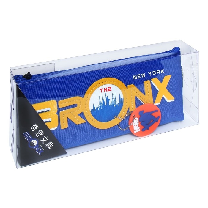 Пенал школьный на молнии Пенал школьный на молнии "Бронкс", микс