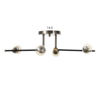 Люстра 2250/4 E27 40Вт черно-бронзовый 60х40х24 см BayerLux