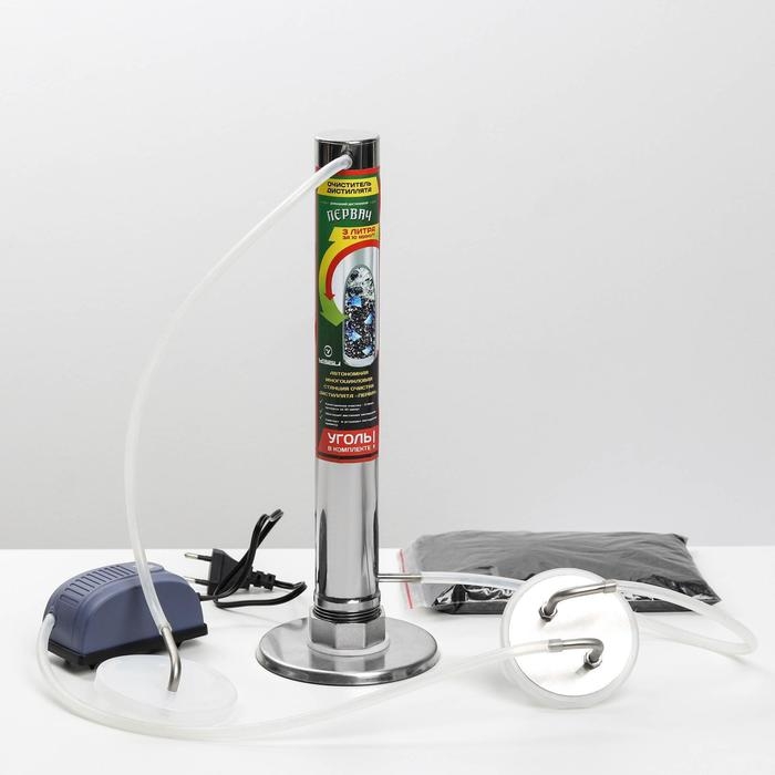 Станция очистки дистиллята «Первач» автономная, многоцикловая, с компрессором Станция очистки дистиллята «Первач» автономная, многоцикловая, с компрессором