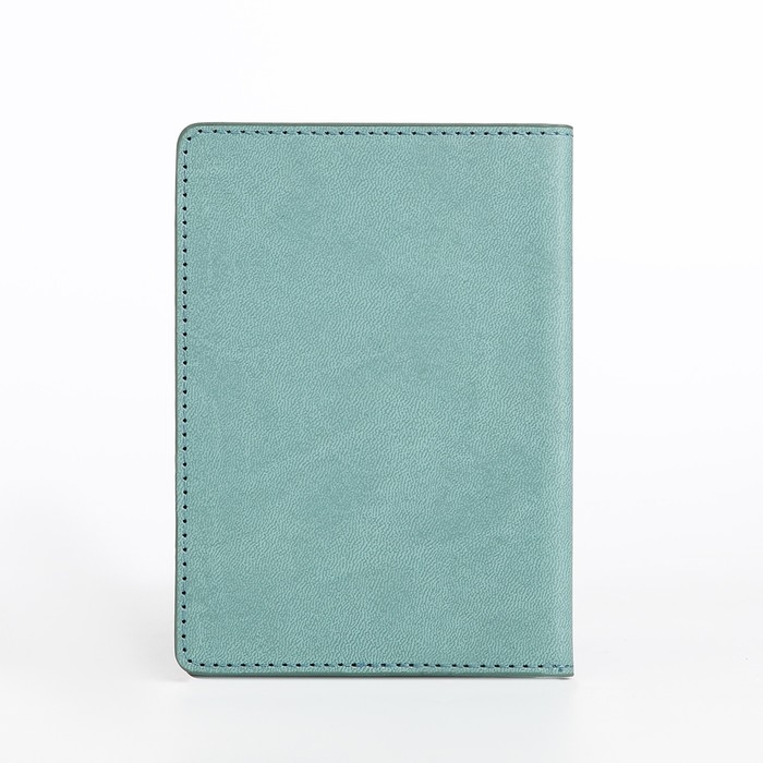 Обложка для паспорта, цвет мятный Обложка для паспорта, цвет мятный