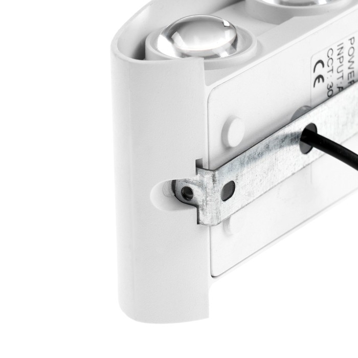 Светильник фасадный «Полусфера», FSD-073, 4 Вт, 3000К, 2 луча, IP65, 220 В, пластик, белый 1008420 Светильник фасадный «Полусфера», FSD-073, 4 Вт, 3000К, 2 луча, IP65, 220 В, пластик, белый 1008420