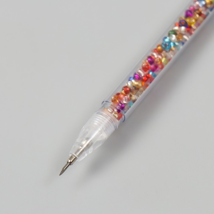 Нож для бумаги Нож для бумаги "Бисер" 0,9х16 см МИКС