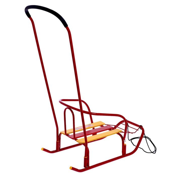 Санки «Ветерок 7», цвет алый Санки «Ветерок 7», цвет алый