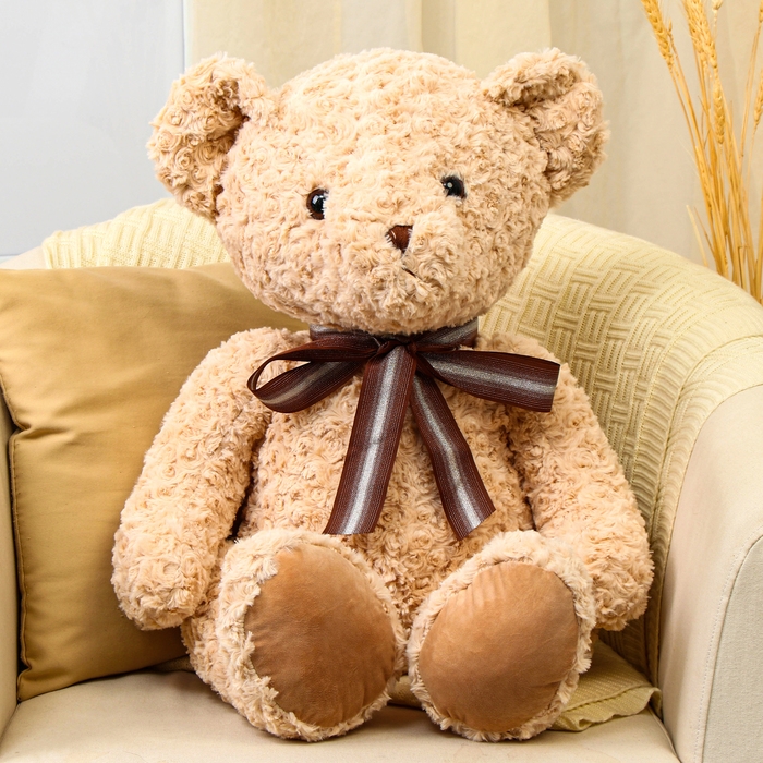 Мягкая игрушка «Медведь» кудрявый, 70 см, цвет бежевый