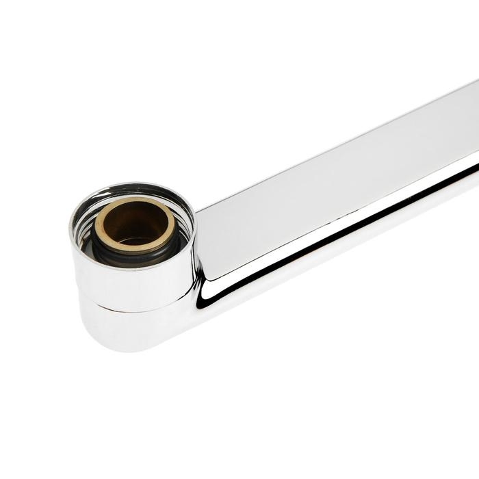 Излив для смесителя ZEIN, 3/4 Излив для смесителя ZEIN, 3/4", прямой, нержавеющая сталь, 20 см, аэратор пластик