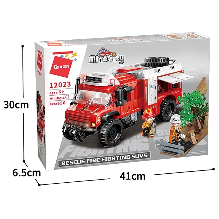 Конструктор Огнеборцы «Пожар в парке», 656 деталей Конструктор Огнеборцы «Пожар в парке», 656 деталей