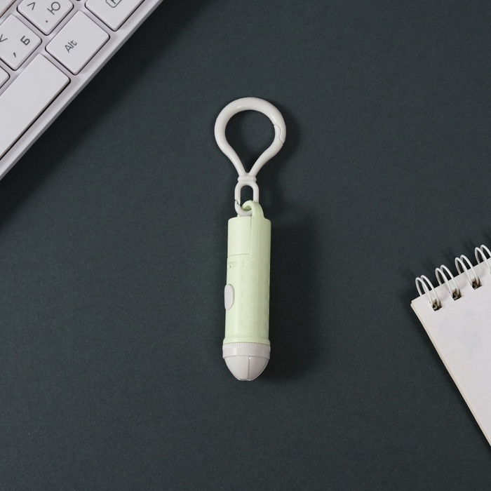 Указка лазерная пластик Указка лазерная пластик "Нежно-зелёная" LR44х3 шт 1,6х1,6х6,5 см