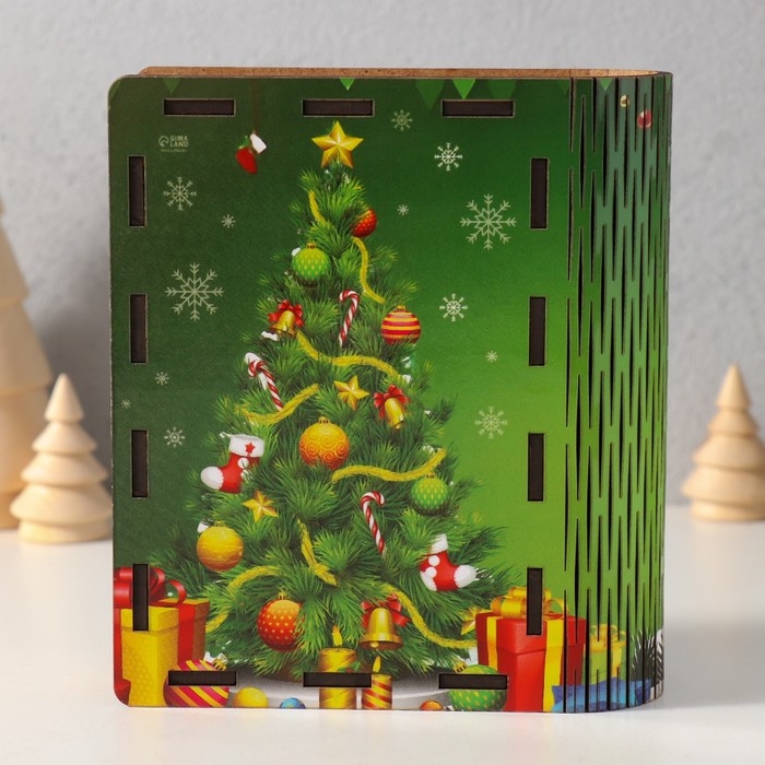 Новогодняя копилка-шкатулка  Новогодняя копилка-шкатулка "Богатого НГ" 14х12х5 см