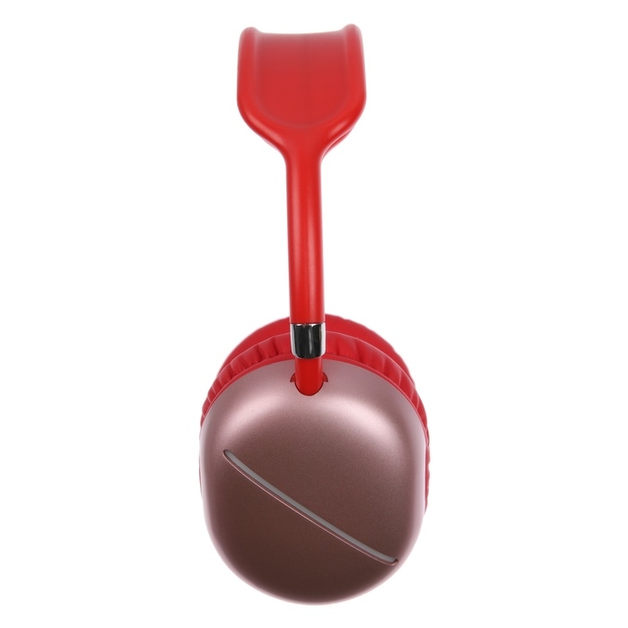 Наушники AKZ MAX10, беспроводные, полноразмерные,  микрофон, подсветка, красные Наушники AKZ MAX10, беспроводные, полноразмерные,  микрофон, подсветка, красные