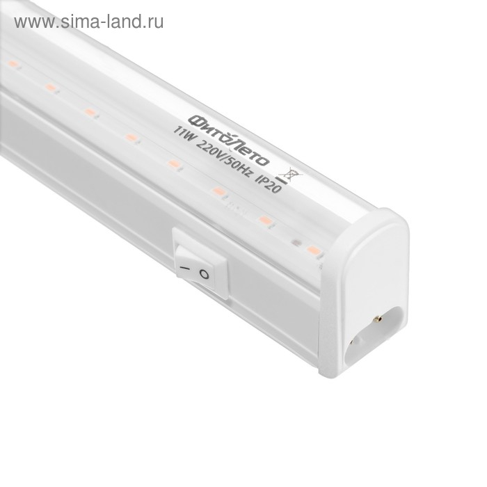 Фитосветильник светодиодный Uniel, 11 Вт, 572 мм, IP20, 220 В, мультиспектральный, с выкл.