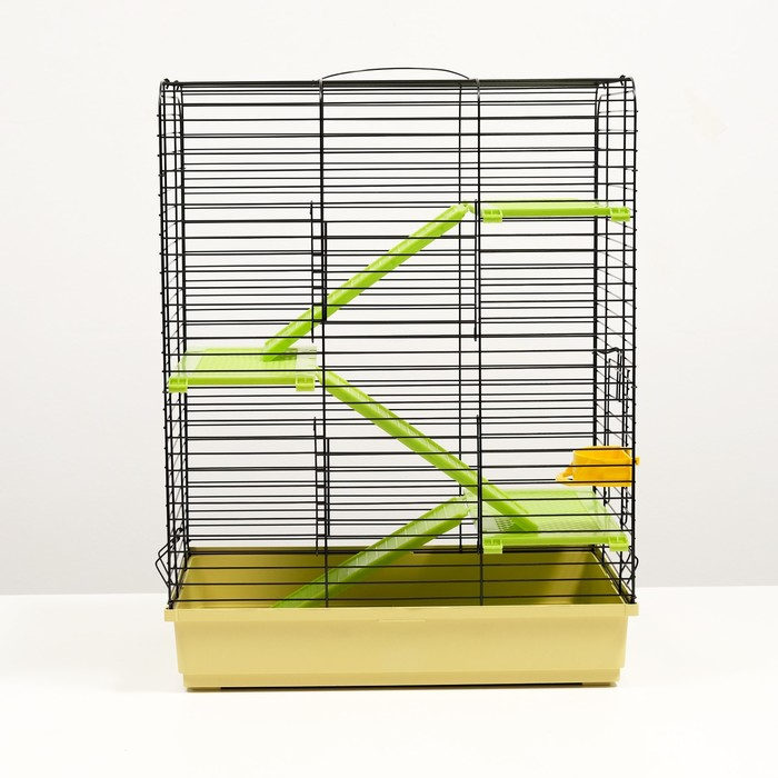 Клетка Клетка "Маргаритка 3" для шиншиллы, дегу, 50 х 40 х 65 см, микс цветов
