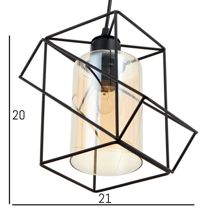 Светильник BayerLux 88308/1 E27 40Вт черный 22х22х20-120 см Светильник BayerLux 88308/1 E27 40Вт черный 22х22х20-120 см