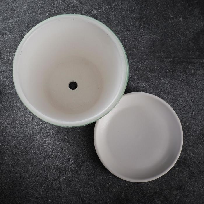 Горшок цветочный Горшок цветочный "Былина" зеленый бутон №3, 2,15л