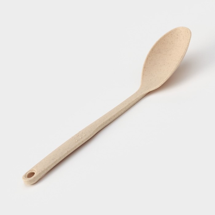 Ложка гарнирная Доляна «Беж», 28,5 см, цвет бежевый Ложка гарнирная Доляна «Беж», 28,5 см, цвет бежевый