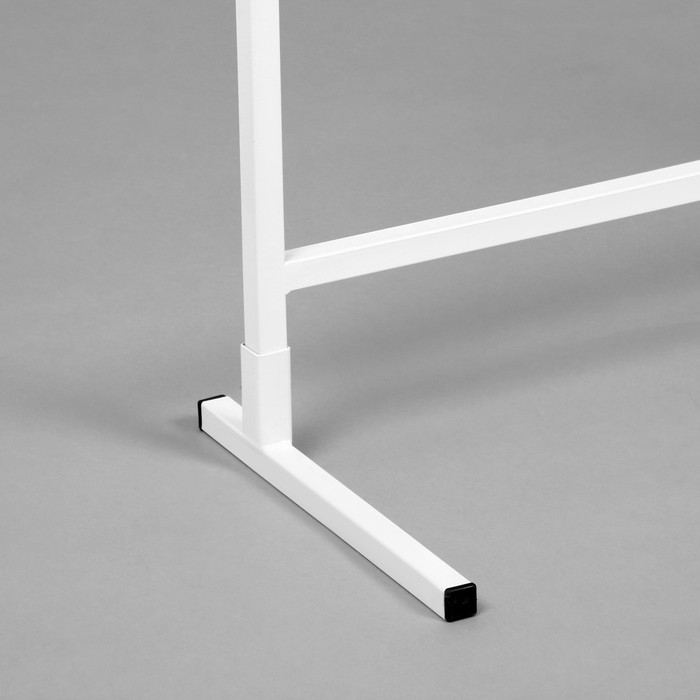 Стойка прикассовая основа 64 см, с 6-штыревой гребенкой, цвет белый Стойка прикассовая основа 64 см, с 6-штыревой гребенкой, цвет белый