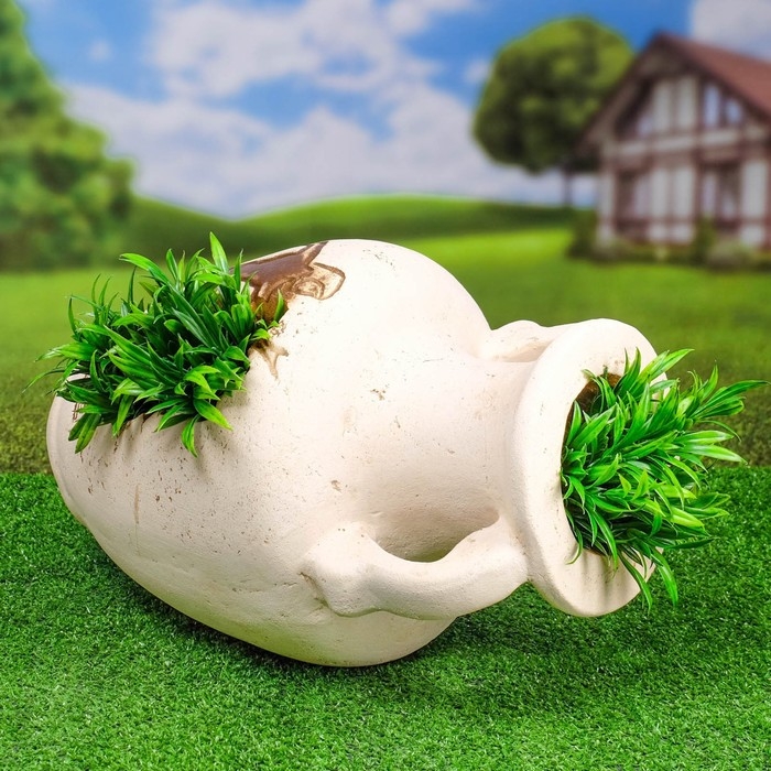 Фигурное кашпо  Фигурное кашпо "Амфора Олимп" 51х29см