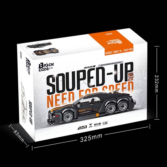 Конструктор Гонка &laquo;Песчаная буря&raquo;, 542 детали