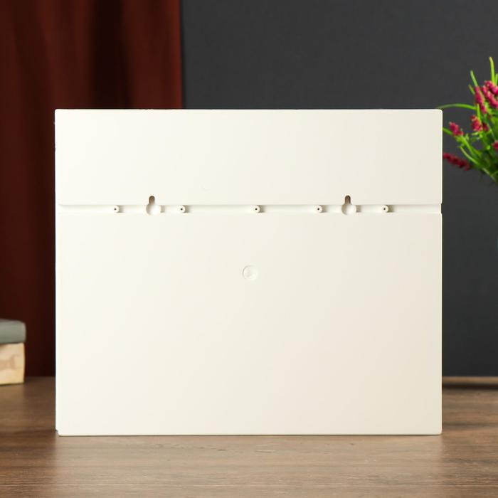 Ключница Ключница "Орхидея" Белый 26,5х31,5х4,5 см