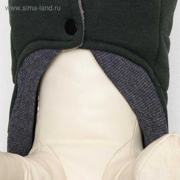 Куртка для собак, S (ДС 20 см, ОШ 23 см, ОГ 32 см), тёмно-зелёная Куртка для собак, S (ДС 20 см, ОШ 23 см, ОГ 32 см), тёмно-зелёная