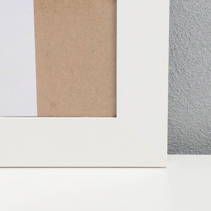 Фоторамка МДФ 40х50 см Фоторамка МДФ 40х50 см "Trend" белая (пластиковый экран)