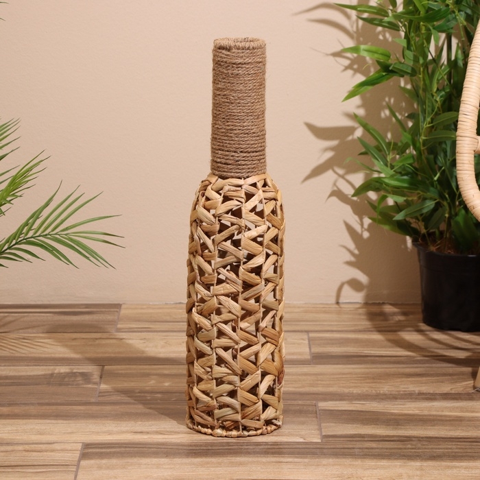 Ваза плетёная, напольная 14х14х60 см Ваза плетёная, напольная 14х14х60 см