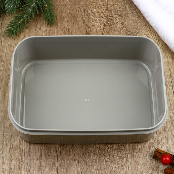 Ланч-бокс новогодний Сима-ленд «Зимняя дорога», 1200 мл