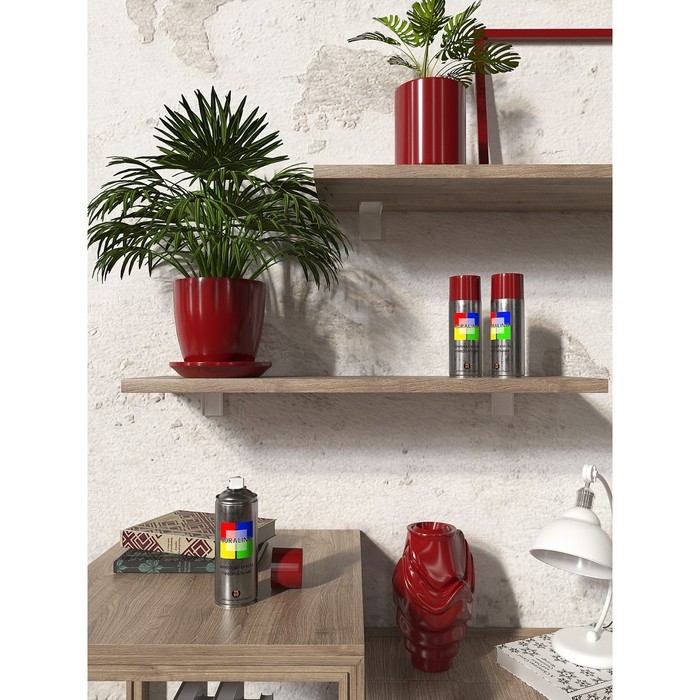 Аэрозольная краска эмаль  Красное вино 520мл CORALINO RAL3005 Аэрозольная краска эмаль  Красное вино 520мл CORALINO RAL3005