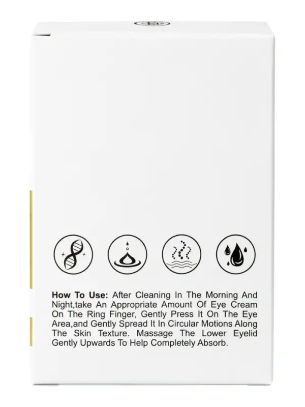 Крем для глаз капсульный питательный SADOER с золотом, против отёчности и морщин, 60 г