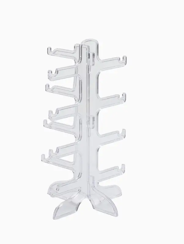 Подставка под очки 4 места, оргстекло, 16&times;14.5&times;25.5 см, прозрачная