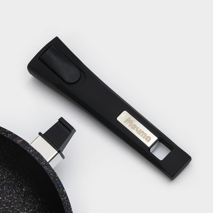 Сковорода «Гранит Star» Induction Pro, d=26 см, съёмная ручка, индукция, тёмно-синий Сковорода «Гранит Star» Induction Pro, d=26 см, съёмная ручка, индукция, тёмно-синий