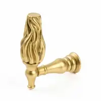 Крючок - держатель для штор CAPPIO KS051, алюминий, цвет бронза, 2 шт.