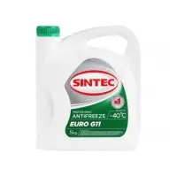 Антифриз Sintec Euro, зелёный, G-11, 5 кг, -40&deg;C