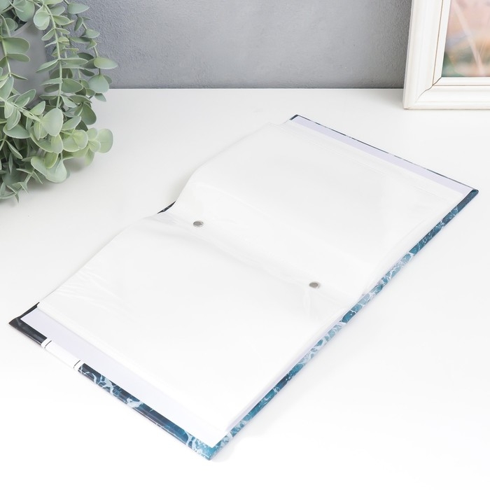 Фотоальбом на 100 фото 13х18 см Фотоальбом на 100 фото 13х18 см "Стихия. Вода" 19,5х15,5х4 см